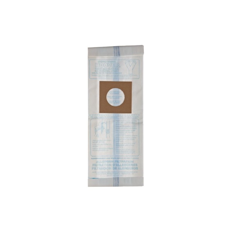 Hoover 4010100Y Microfiltration Bag for 1703/1705 Canister (Pack of 3)