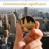 20 Pcs Brass Challenge Coins, Blank Coins for Engraving, 40