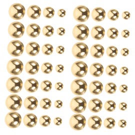 Beavorty Half Round Pearl Nail Charms 1000Pcs Flat Back Gems for DIY Nail Art Accessories for Crafting and Professional Use