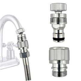Generic 3/4" Bathroom Kitchen Basin Mixer Tap Fitting 360° Swivel Quick Connect Kit