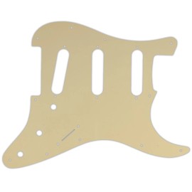 wd Custom Pickguard For Fender Stratocaster MIM & USA cream black cream
