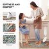 Collive Boho Cushioned Kitchen Mat, Comfort Anti Fatigue Mats for