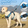 MESVIER Arnés para Perro Ajustable Reflectante Transpirable con Correa 1.5m