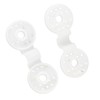 100pcs Shade Cloth Plastic Clips Round Fixing Clips for Greenhouse
