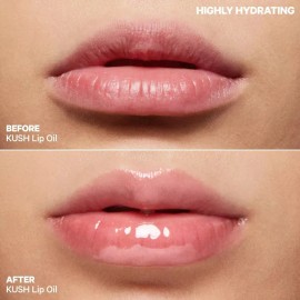 Aceite Labial Milk Makeup KUSH Hydrating Sheer Lip Oil Hidratante, Pink Magic