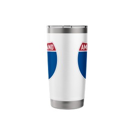 Apopka Florida FL Interstate Highway Vacation Souvenir Stainless Steel Insulated Tumbler