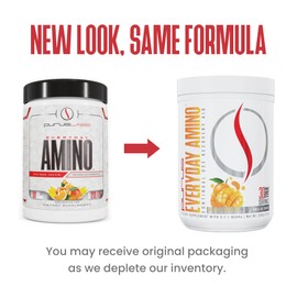 Purus Labs Everyday Amino BCAA Powder | Amino Acids for Muscle Hydration & Recovery | Sugar Free & Gluten Free | 30 Servings (Fresh Mango Tangerine)