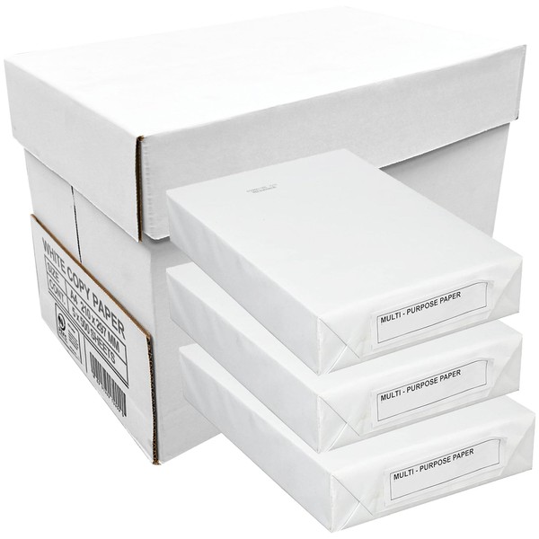 A4 White Copier Paper Multifunctional Ream Wrapped 80gsm Multi-Purpose Bright