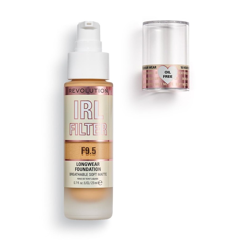 Makeup Revolution, IRL Filter Longwear Foundation, Medium to Full Coverage,