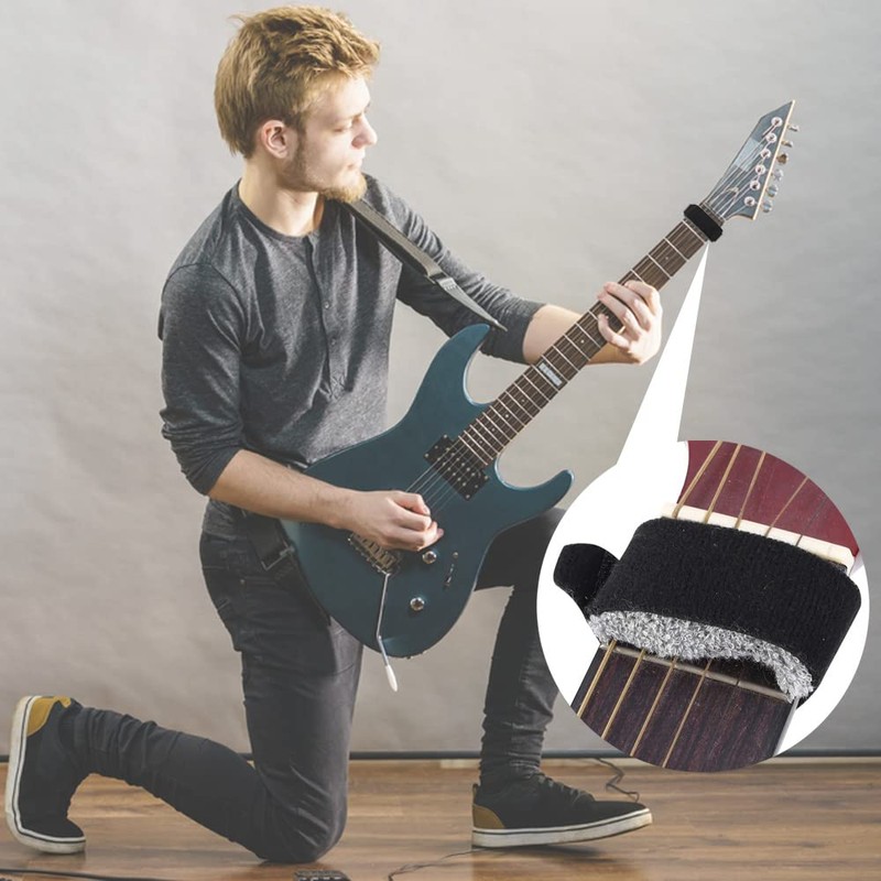 Guitar Bass Mute Fretboard String Muter Parts Accessories Noise Reducer