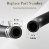 FUSCH Heater Hose Pipe Set with TEE Supply-Return Compatible with