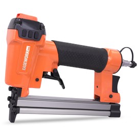 EASEWORK Pneumatic Staple Gun, 22 Gauge Upholstery Staple Gun for 3/8" Crown, 1/4"-5/8" Length Staples, Air Stapler with Ultra-Low Jamming Rate for Upholstery, Woodworking, Fabric, and DIY, 7116A