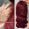 Cfaimity Reddish Brown Bob Wig Human Hair Body Wave 13x4