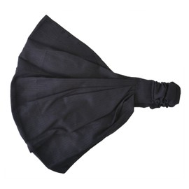 CHARM KIDS Kids' Bandana, Nursery School, 100% Cotton, Plain, Hair Band, One Size, Black