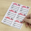 GUEER for Oil Change Sticker Static Cling, Clear Stickers 120