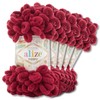 Alize Puffy Wool Chenille Loop Wool, 5 x 100 g,