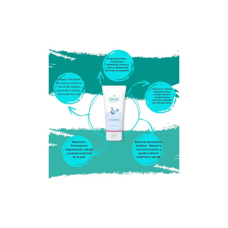 Sheló Nabel Crema Facial Con Colágeno, Luminosidad Y Elastic