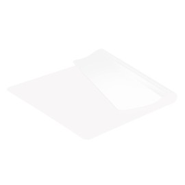 KitchenRaku Extra Large Silicone Mat for Kitchen Worktop Protector, Thickened Nonstick Heat Resistant Countertop Mat, Nonskid Placemat, Craft Mat, Table Mat (Transparent, 15.7"x23.6")