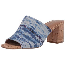 Aerosoles Women's Erie Heeled Sandal, Blue Combo, Medium