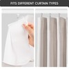 Ceiling Curtain Track, Curtain Track with Roller Hooks, 6ft -