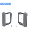 WOMHOM Retractable Mesh Baby Gate Hardware Replacement Parts Kit for