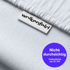 Wolkenfeld Cushion cover 40 x 80 cm, white - cotton