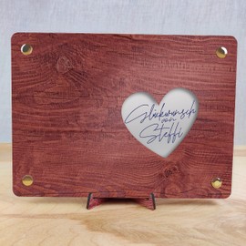 Geldgeschenke Hochzeit - XL Geldgeschenk aus Holz inkl. Ständer | Hochzeitsgeschenk, Hochzeitsdeko, Geschenke Hochzeit, Hochzeit Geldgeschenk, Hochzeit Geschenk, Hochzeitskarte (Mr & Mrs)