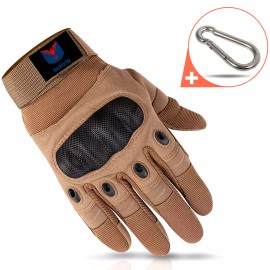 Rockiochy Heavy Duty Mechanics Safety Work Gloves Men's Construction Engineering Gardening - Medium