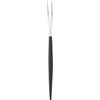 Kuchipole Single Item Fruit Fork GOA Silver x Black GO.34