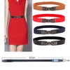 Women's Stretch Belt Thin Belt for Dresses Fashion Elastic Waist