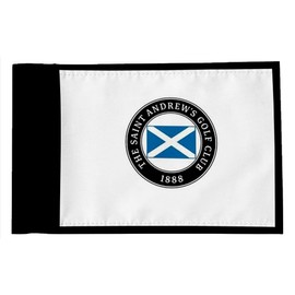 2BUT Saint Andrews Golf Club Golf Pin USGA Flag Practic Putting Green Golf Flag For Backyard Garden Double-Sewn 600D Nylon Miniature Pin Flag Regulation Tube Flag(8"x6")