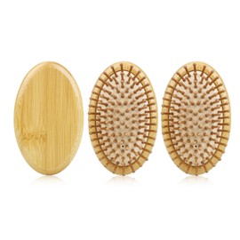 3 Pieces Bamboo Massage Comb, Creative Without Handles, Convenient Travel Mini Comb, Reusable, Hair Styling Tools.