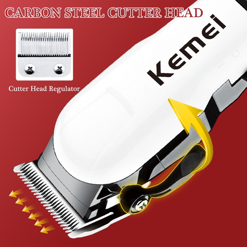 Rechargeable LCD Display Hair Clipper Cutter Head Regulator Strong Power