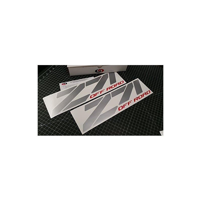 Z71 Off Road Chevy Fender Decal Tailgate Sticker 15" (Metallic