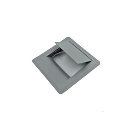 80mm Square PC Computer Desk Plastic Grommet Table Cable Tidy Wire Hole Cover Black