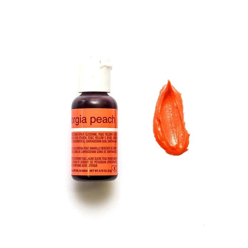 Chefmaster Georgia Peach Liqua-Gel Food Coloring 0.7oz Vegan