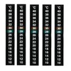 Hsthe Sea 10PCS Aquarium Stick-on Thermometer 10-40℃ Temperature Strip Fish