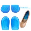 Medial & Lateral Heel Wedge Silicone Insoles - O/X Leg