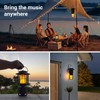 Outdoor Bluetooth Speaker, IP65 Waterproof Wireless Speaker with 3 Lights