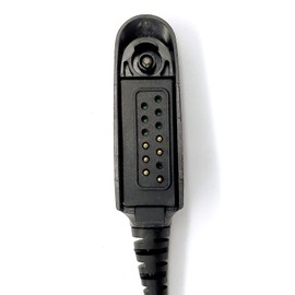 WODASEN Tactical U94 PTT Adapter Cable for Motorola Radio HT750 HT1250 HT1250LS HT1550 HT1550XLS GP328 MTX850 MTX850LS MTX950 with PTT Walkie Talkie Radio Connector Civilian Type