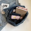 Farcauo Denim Shoulder Bag Trendy Jeans Handbags Denim Handbag with