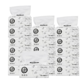 Abaodam 8pcs Pulp Paper Extraction Paper Tissue Facial Tissues Paper White 80 Sheets