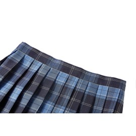 Urban CoCo Womens Uniforms Plaid Pleated Mini Skirt (#2, XL)