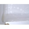 Kutti Cadena Roman Blind with Eyelets White Modern Width Approx.