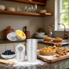 50PCS Silver Mini Pie Tins, Round Tart Pie Foil Pans,