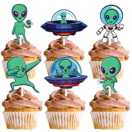 S-Cp-0962Ice Cream Fruit Dessert Cupcake Topper Colorful Glitter Happy Birthday Sensory Pop Game Theme Decor Supplies Baby Shower Boys Girls Birthday Party Decorations