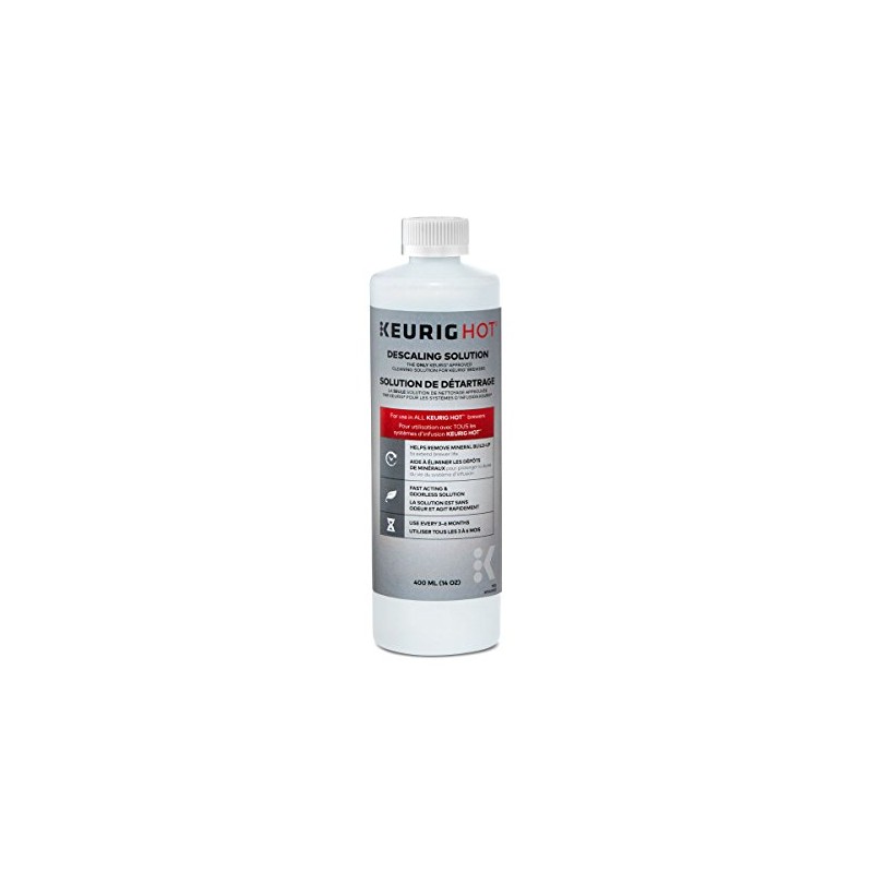 Keurig 14 Ounce Descaling Solution, Set of 3, White