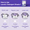 Soulink Laundry Detergent Sheets Up to 80 Loads，Eco Friendly Detergent