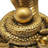 Fengshuibringluck Chinese Zodiac Snake Resin Statue Fortune and Luck Amulet