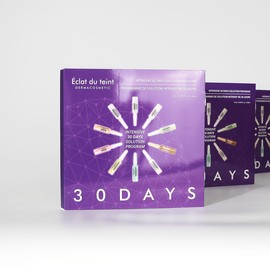 Eclat Dutin Intensive 30 Days Solution Moisture Soothing Whitening Ampoule / 에끌라뒤땅 인텐시브 30데이즈 솔루션 수분 진정 미백 앰플